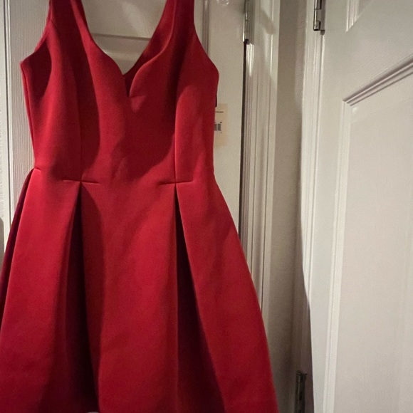 Ali Ro adorable dress with pleated flared bottom so cute dress up or down - Picture 6 of 14